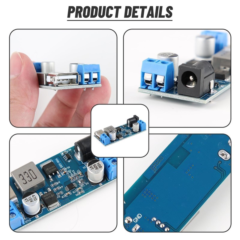 24V / 12V to 5V 5A Power Buck Converter DC-DC