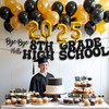 Bye Bye 8th Grade Hello High School Banner and Cupcake