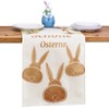 XIANNVXI Rabbit Table Runner, Easter Decoration, Rabbit Linen Table Runner,