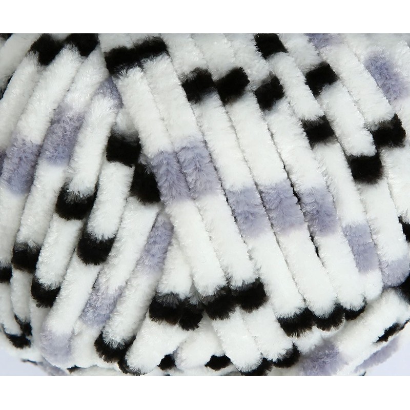 Wollbiene Softy Colour 100 g Chenille Wool Knitting Wool, Multicoloured,