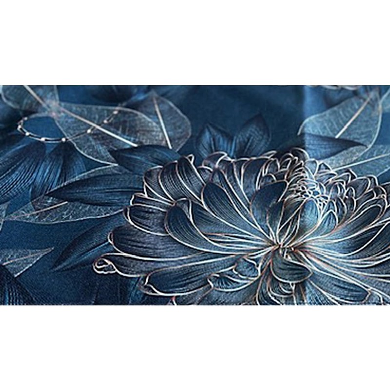 Savannah Tropical Rainforest Summer Lotus Flower Dining Table Runner For