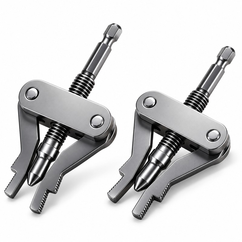 Universal Broken Pipe Extractor with Hex Shank, Drill-Powered Adjustable Plumbing