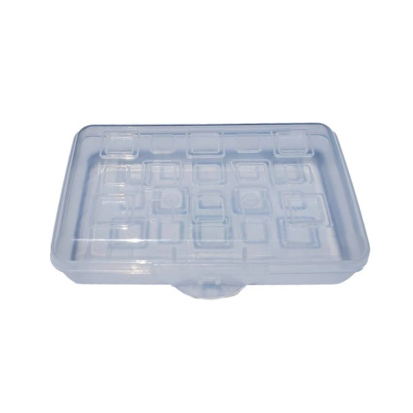 Sterilite Pencil Box with Splash Tint Lid (Clear)