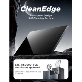 STAR 100 Watt Solar Panels, 12/24V Solar Panel with Full-Screen Design & Maintenance-Free, 25% High-Efficiency Monocrystalline, Reliable Power for RV, Marine, Roof, Home, and Off-Grid Applications