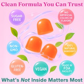 Dr. Lu Happy Girl Feminine Balance Gummies | Pineapple Gummies for Women pH Balance with Probiotics & Immune Support | Delicious & Naturally Flavored, Sugar-Free, Vegan - 60 Count