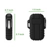 2 Pack Waterproof Lighter Outdoor Windproof Torch Lighters Dual Arc