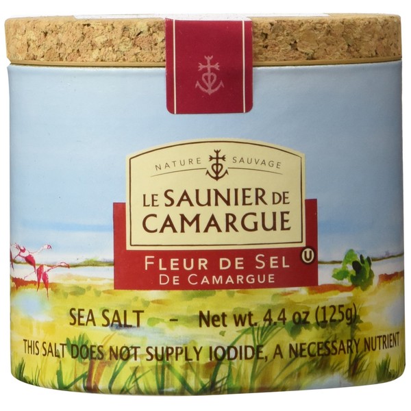Le Saunier de Camargue Fleur de Sel (Sea Salt), 1.25-Grams (Pack of 3)