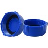 lingsee 2-Pack Swimming Pool Drain Valve Cap, Blue Plastic Drain