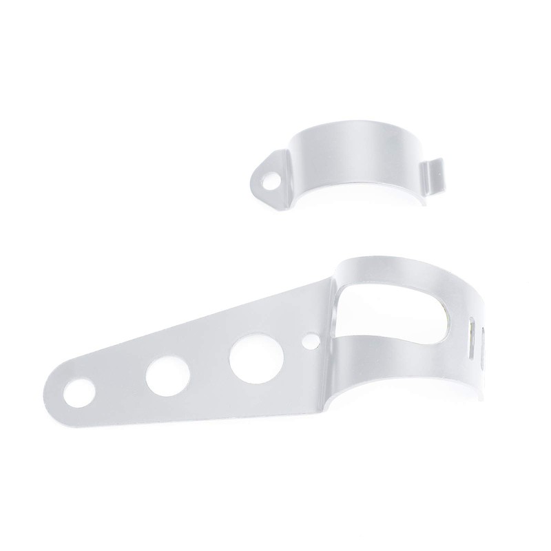 MAD HORNETS 43mm-50mm Fork Chrome Headlight Mount Bracket Motorcycle Headlight