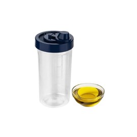 OMORTEX 500ML Plastic Oil dispenser for Olive Oil, Vinegar, Liquid Beverages for Kitchen with Airtight Dispenser Lid (Pack Of 1)