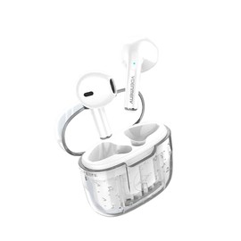 TRONYX Wireless Earbuds, Bluetooth 5.3 NEW Wireless Headphones with 4 ENC Mic, Bluetooth Earphones in Ear Deep Bass, Mini Ear Buds Bluetooth LED Display Compatible with Android/iOS/Window (White)