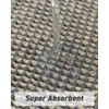 AMOAMI Upgraded Waffle Bath Mat, Super Absorbent Non Slip Bath