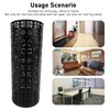 Umbrella Holder Round Rust Proof Stylish Hollow Copper Pattern Metal