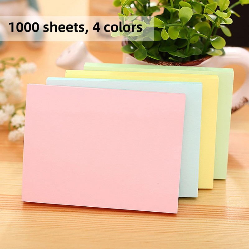 AIMI Sticky Notes Bright Colors Self-Stick Pads, Easy to Post