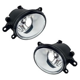 Shocklight Fog Lights Assembly Compatible With 2012 2013 2014 Camry Front Bumper Lamps w/Harness and Switch 1 Pair of Fog Lamps Left and Right Side Clear Lens