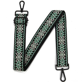 LVYOUME Black Hardware Purse Strap Adjustable Replacement Belts Wide Bag Straps for Canvas Crossbody Purses Messenger Bags Shoulder Handbags…