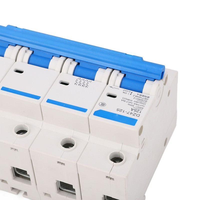 125A 4P Miniature Circuit Breaker 400V Air Switch PC Flame