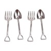 Set 4 Gardeners Cutlery Shovel And Fork 2+2