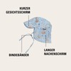 Mikk-line Baby Sun Hat with Neck Protection, Lightweight Summer Hat