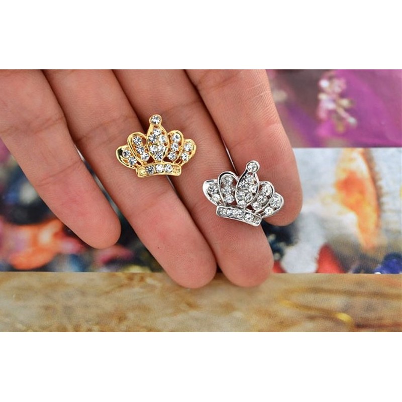 ouduo Sparkling Royal Crown Crown Pin Batch Royal Style Brooch