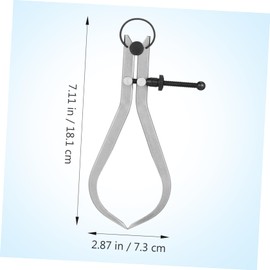 STOBAZA Caliper Wood Turning Measuring Tool Portable Inside Outside Divider Caliper for High Precision Measurements Lightweight Design for Easy Carrying for Woodworking