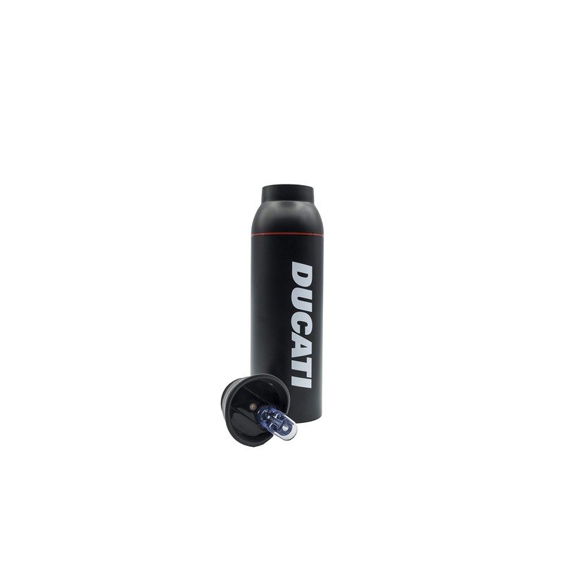 Ducati Unisex - Adult Thermos Flask, Black, One Size, Stainless