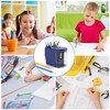 Electric Pencil Sharpener Heavy-Duty Helical Blade Sharpener USB/Battery Operated for