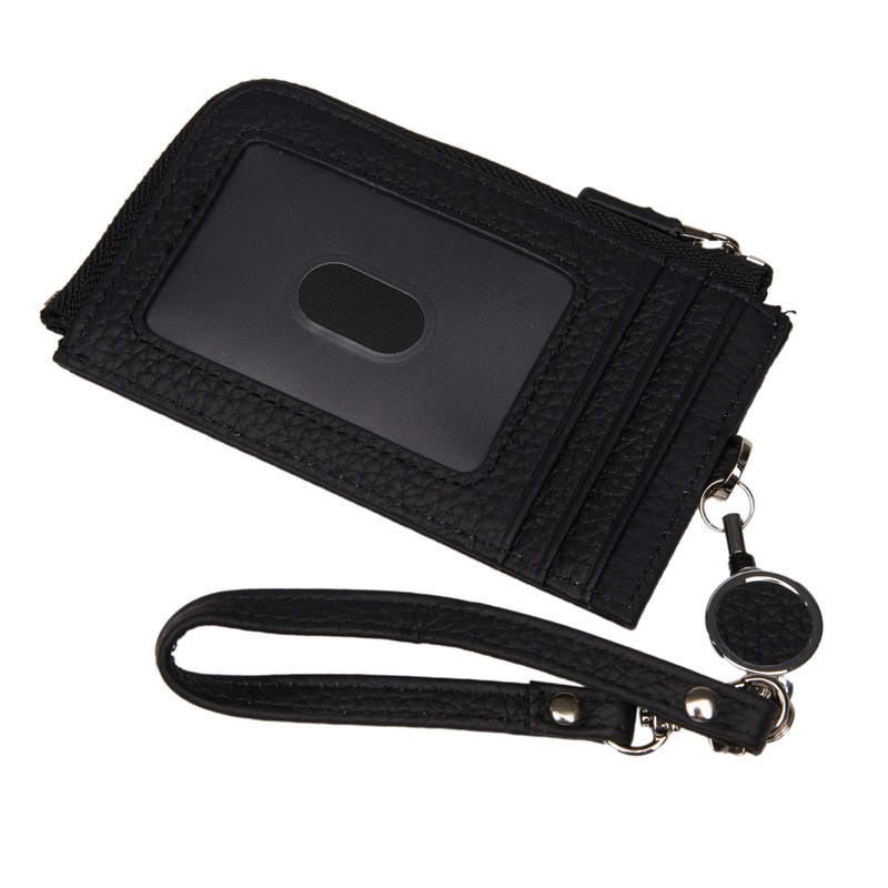 Beverly Hills Polo Club BHG-L1002 Pass Case with Reel, Black