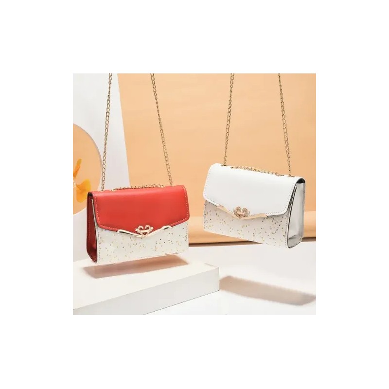Bolso De Mano Para Mujer Crossbody Exquisit Cuadrado Pequeño Rojo