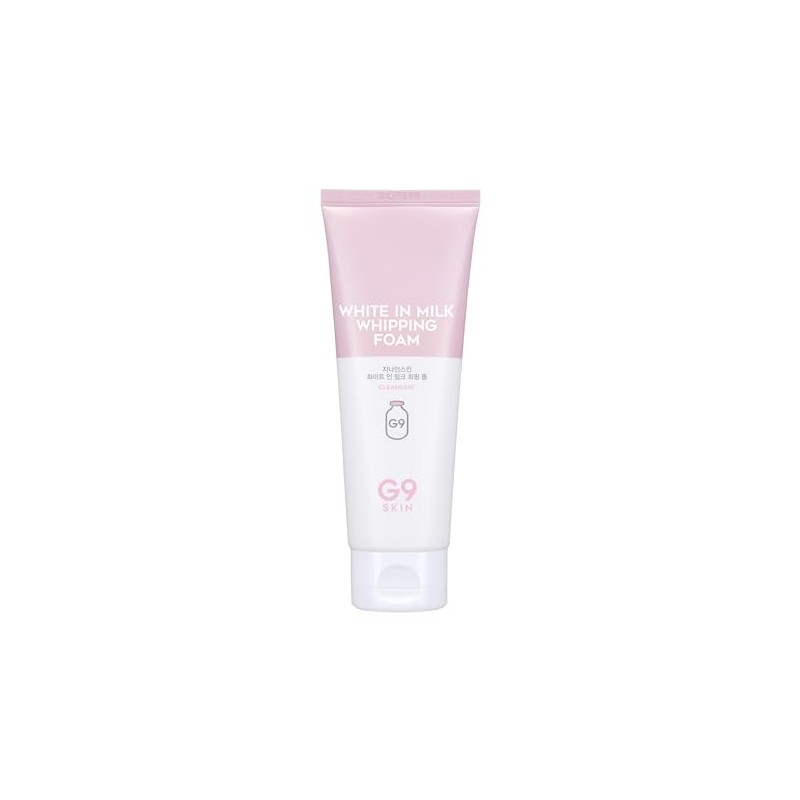 G9SKIN White in Milk Whipping Foam (120ml/4.05fl.oz) – Moisturizing Whipped