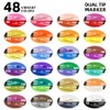Art+soul Acrylic Pens 48/72 Colors, Pack of 24/36 Dual-Tip Acrylic