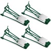 Qualirey 4 Pcs Outdoor Gopher Trap Easy Set Mole Trap