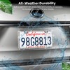 SunplusTrade SunplusTrade Bling License Plate Frame for Women 2 Pack