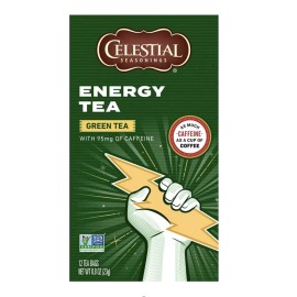 Celestial Seasonings High Caffeine Energy Green Tea Bags, 12 Count