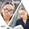 OWL 5 Pack Reading Glasses, UV Protected Spring Hinge Reading