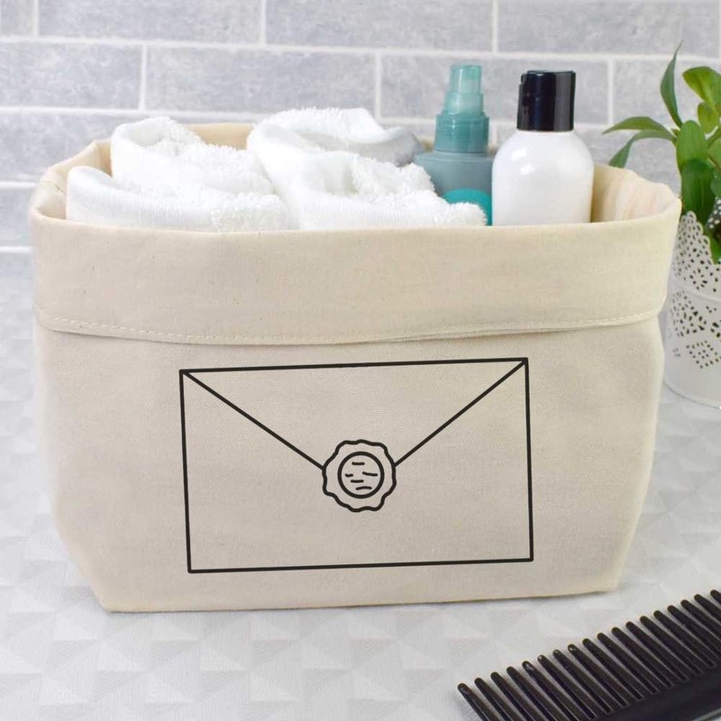 Large 'Wax Sealed Letter' Canvas Organiser/Storage Bag (OR00014247)