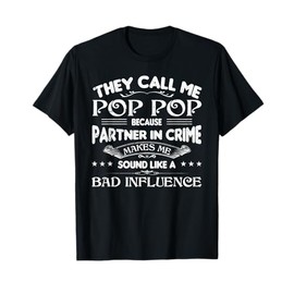 Funny Pop Pop Dad Shirt Valentine Fathers Day Christmas T-Shirt