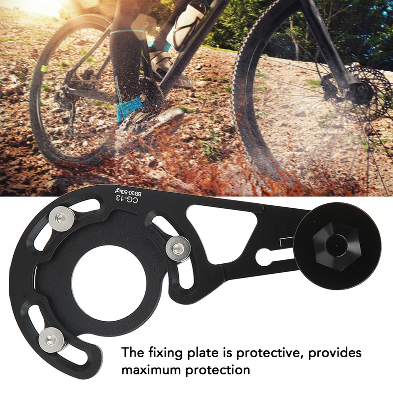 Bicycle Chain Guide Aluminum Alloy Bike Chain Stabilizer Tensioner with