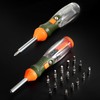 Ratcheting Screwdriver - Screw Driver Repair Tool,16-in-1 Adjustable Angled Ergonomic