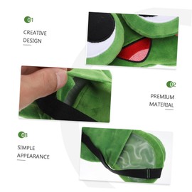 COLLBATH 1pc Cartoon Eye Shade Sleep Mask Adorable Frog Gel Eye Mask for Light Blocking for Napping Meditation Travel and Insomnia Lightweight Comfortable Design for Home Office Use