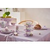 PIP STUDIO Lily&Lotus Tea Towel Stripes Purple 65 x 65