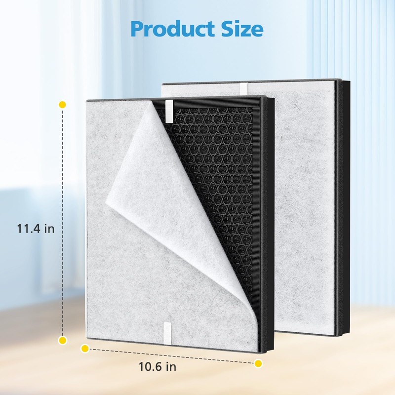 2 Pack PR1 Replacement Filter for Mooka Mode PR1 Air