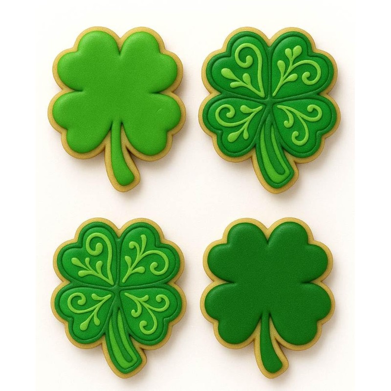 4 Leaf Clover 2.75 Inch Cookie Cutter from The Cookie