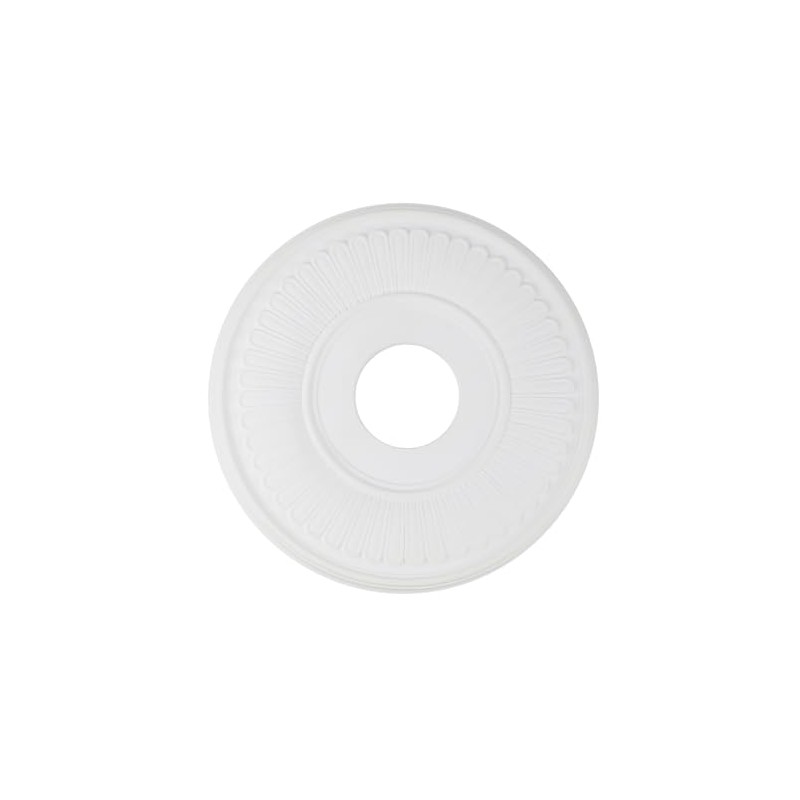 MY MIRONEY White PU Ceiling Medallion Decorative Ceiling Fan Medallion