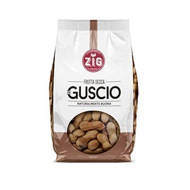 Zig Erdnüsse in extra gerösteter Schale 800 g (2 Beutel à 400 g)