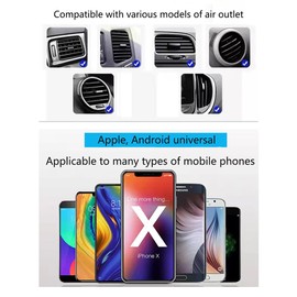 TUKEFEV Phone Holders for Your Car Mount Clamp Type Car Mount Cell Phone Holder Car Magnetic Screw Hook Navigation Car Phone Holder Mount Fit All Smartphones