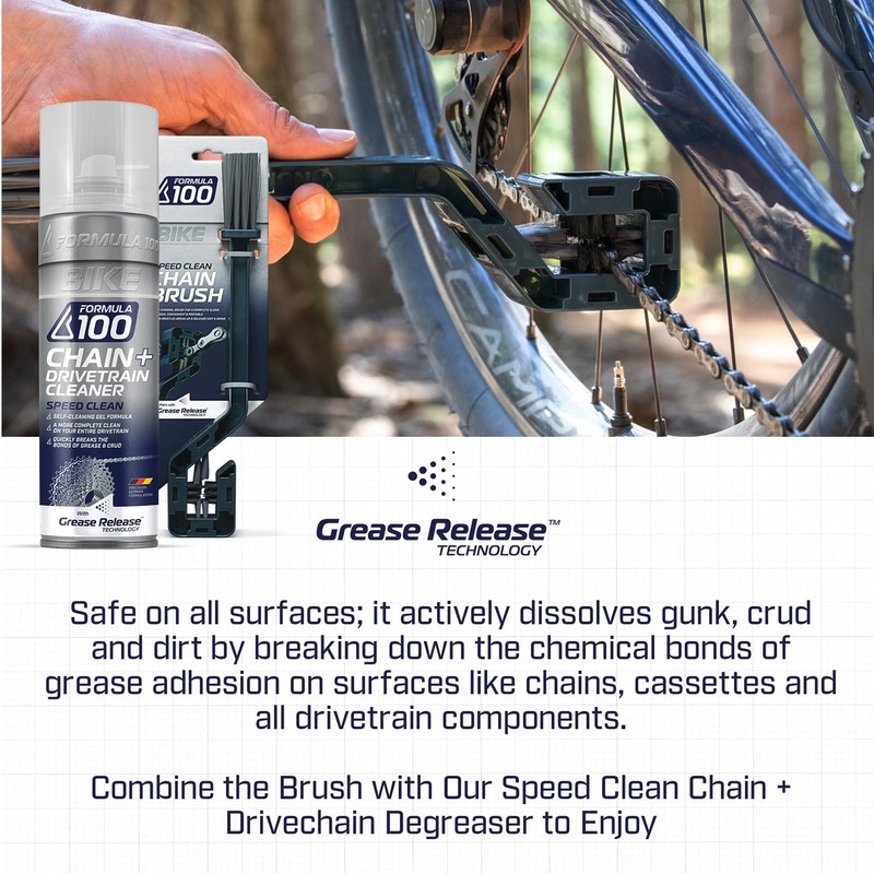 Formula 100 Speed Clean Chain + Drivetrain Brush – Deep