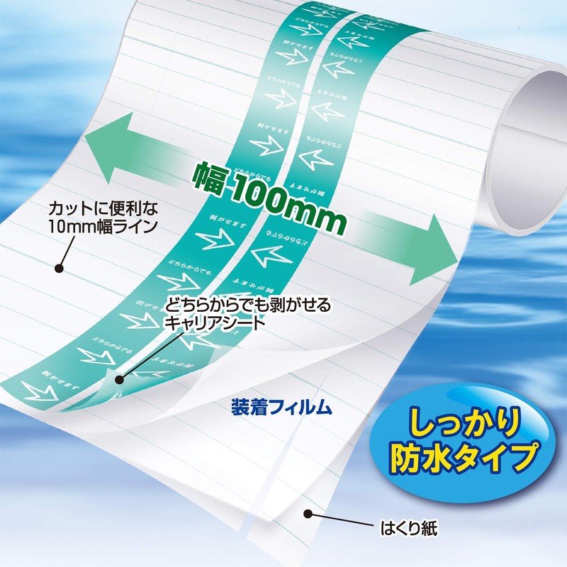 FC Waterproof Film Free Cut Large Size 100mm x 1m