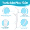 Kingbzis 600 Count Dental Floss Picks – Non-Slip Grip Handle,Non-Breakable