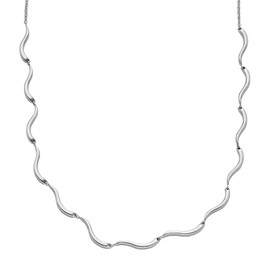 Skagen Essential Waves SKJ1795040 Women's Necklace Stainless Steel, Stainless Steel, No Gemstone